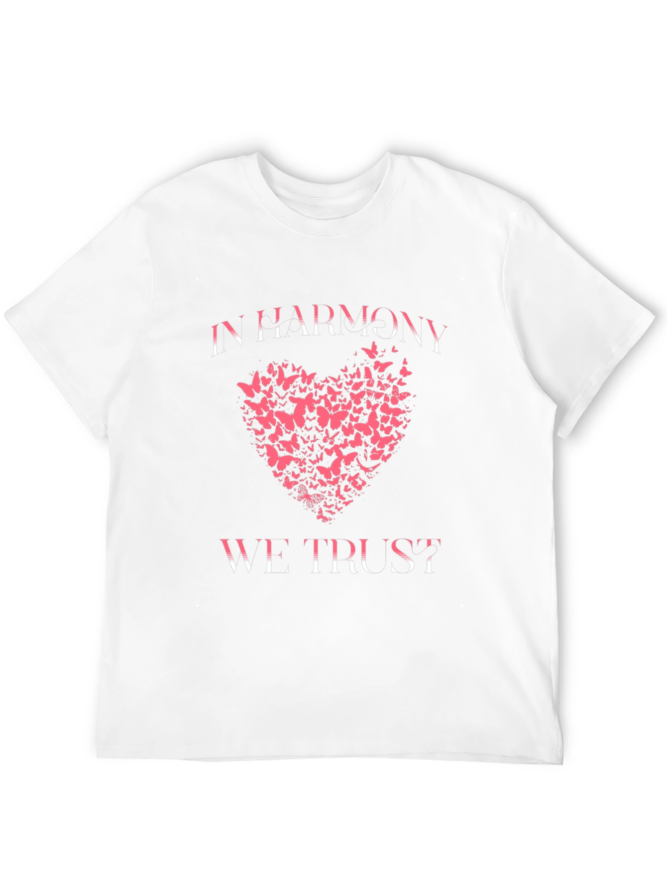 Harmony Butterfly Heart Graphic Tee - Trendy Black T-Shirt