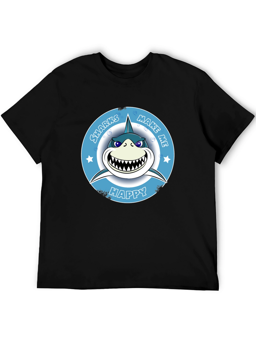 Sharks Make Me Happy Graphic T-Shirt