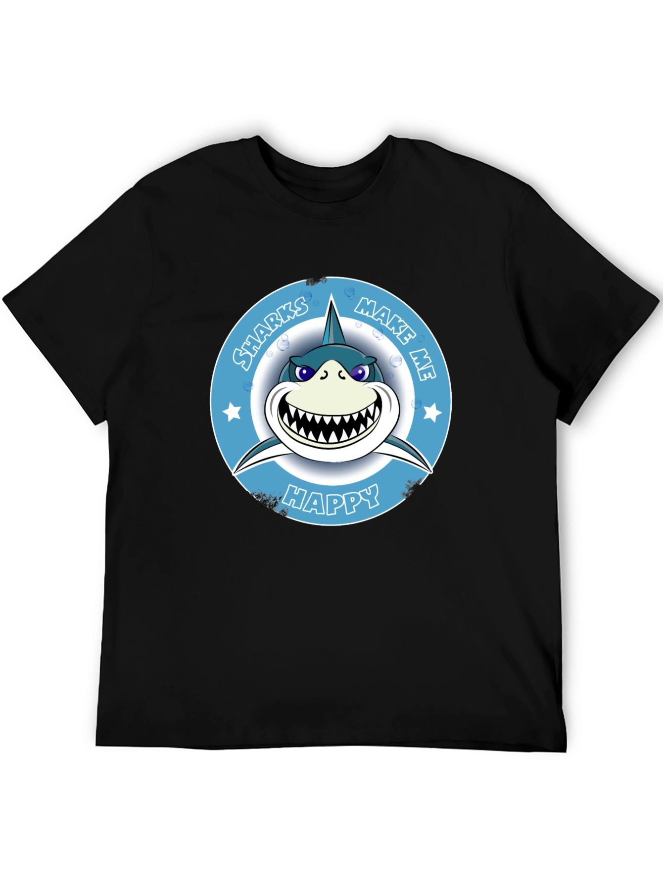 Sharks Make Me Happy Graphic T-Shirt