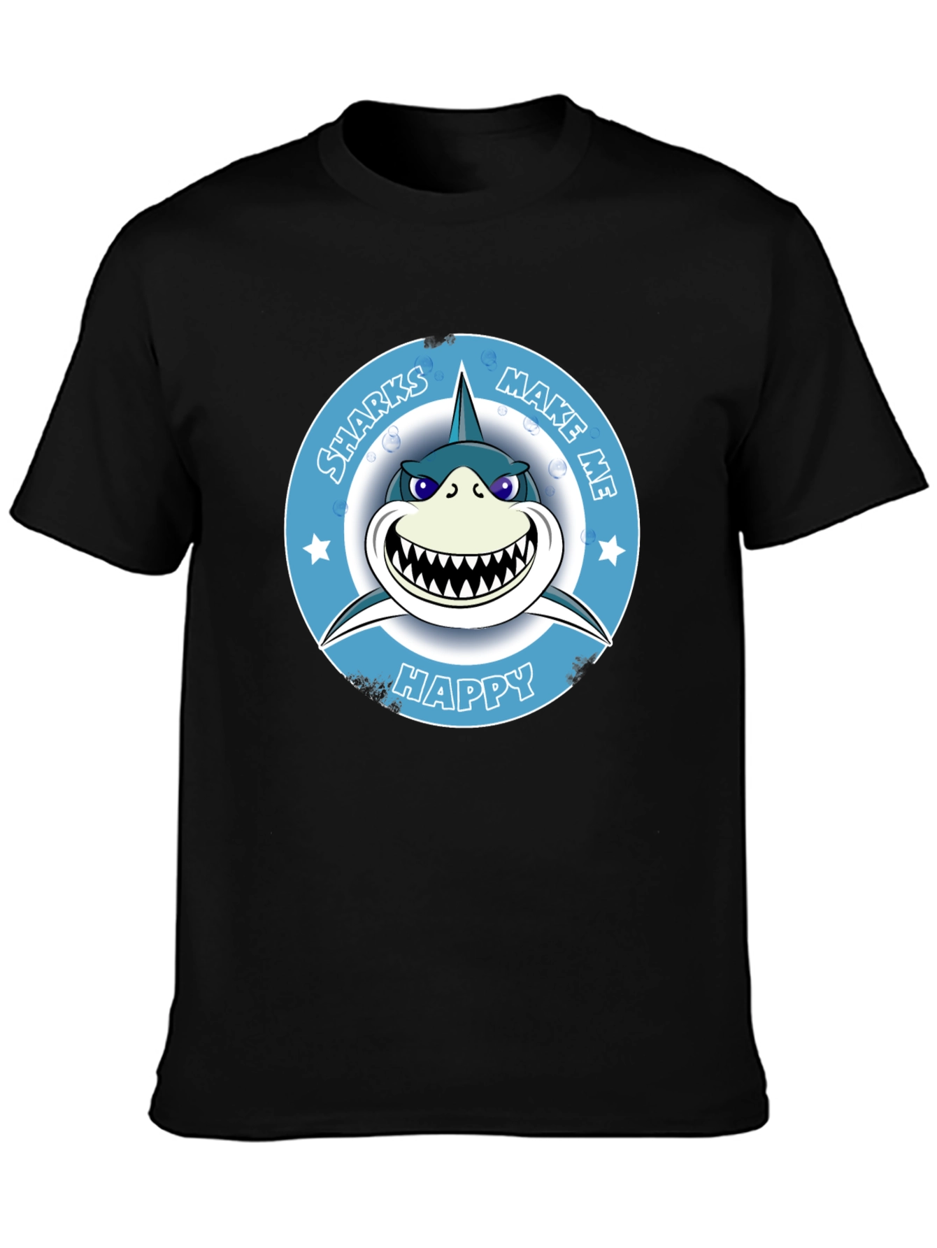 Sharks Make Me Happy Graphic T-Shirt