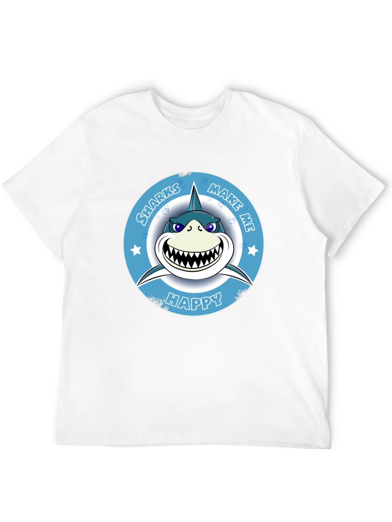 Sharks Make Me Happy Graphic T-Shirt