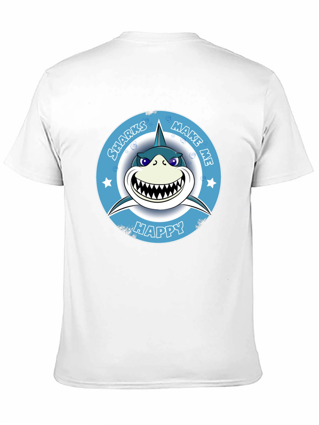 Sharks Make Me Happy Graphic T-Shirt