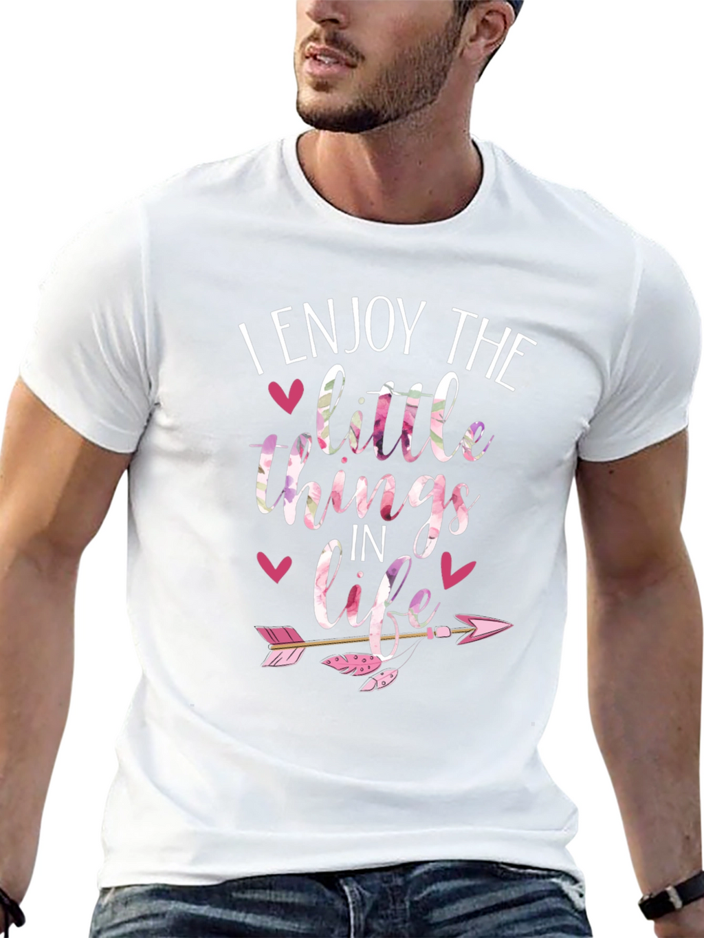 Enjoy the Little Things Black T-Shirt