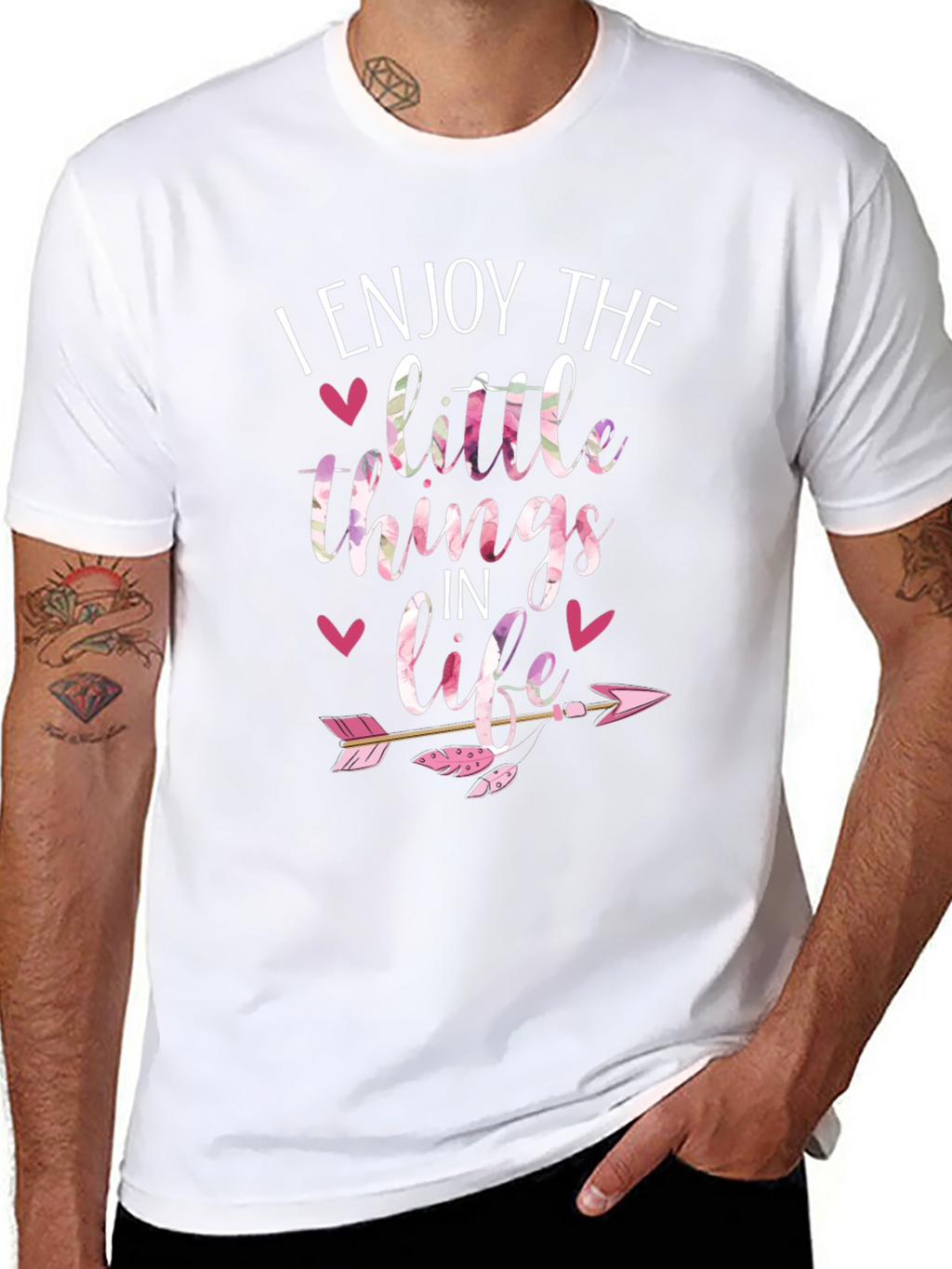 Enjoy the Little Things Black T-Shirt