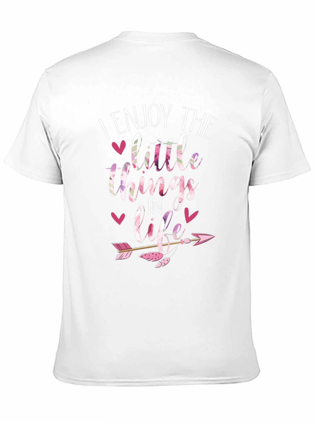 Enjoy the Little Things Black T-Shirt