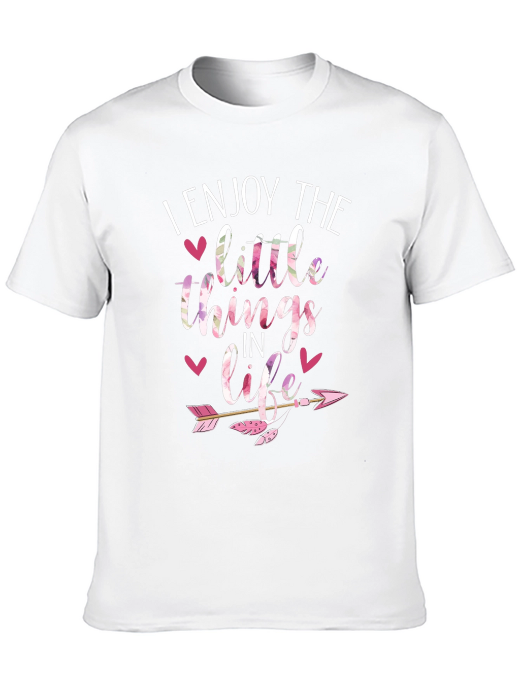 Enjoy the Little Things Black T-Shirt