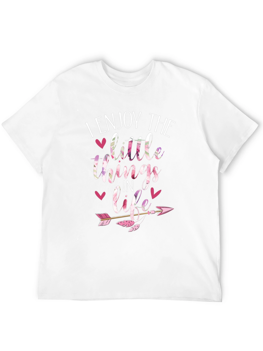Enjoy the Little Things Black T-Shirt
