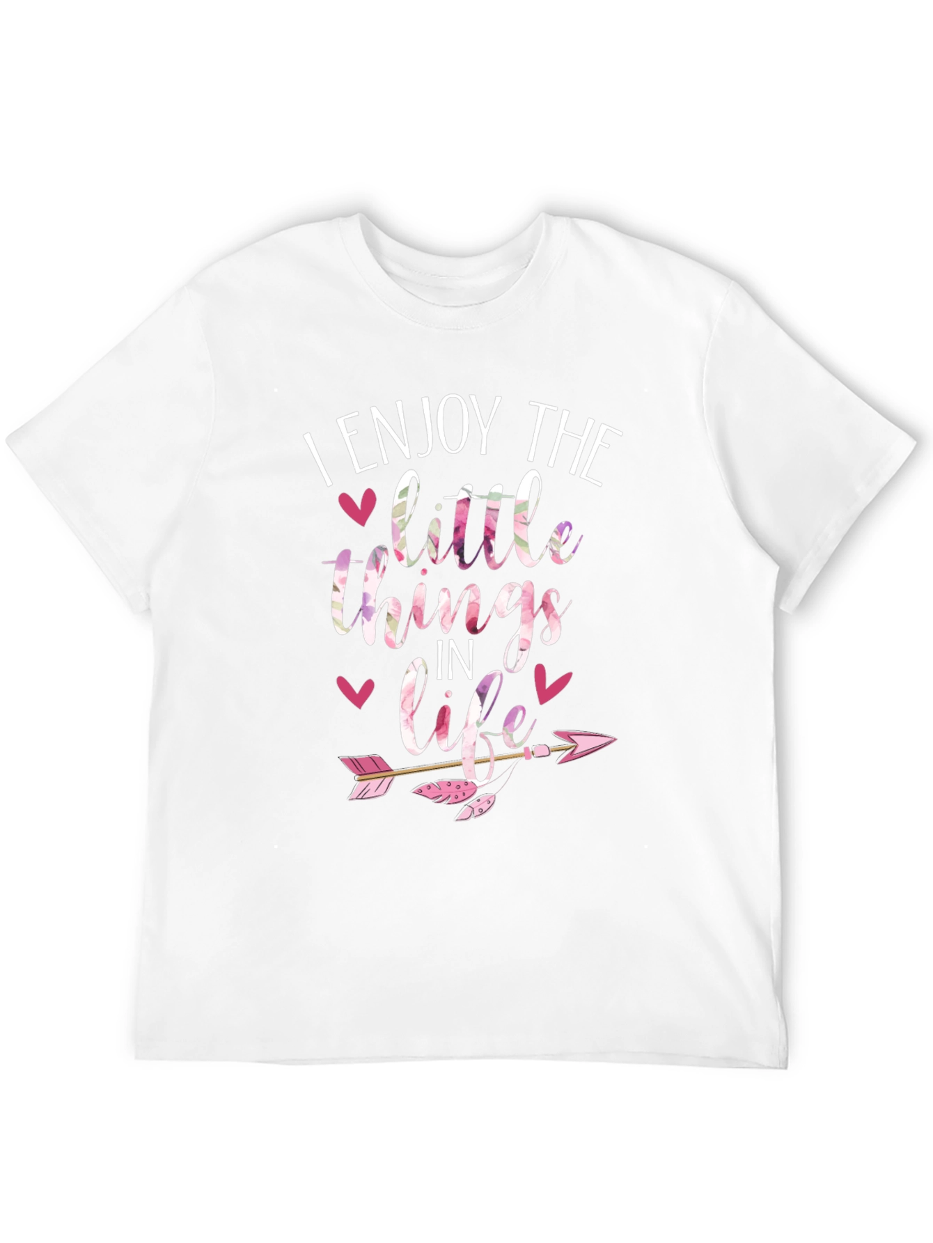 Enjoy the Little Things Black T-Shirt