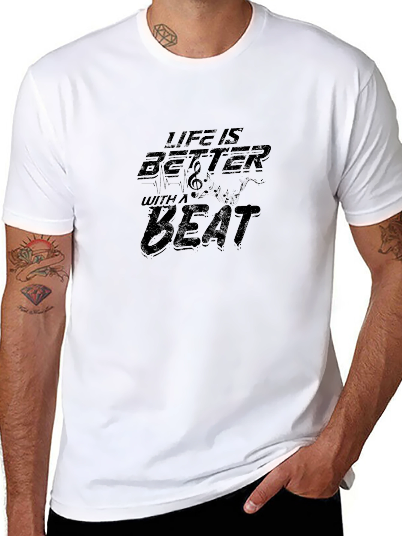 Life is Better with a Beat T-Shirt