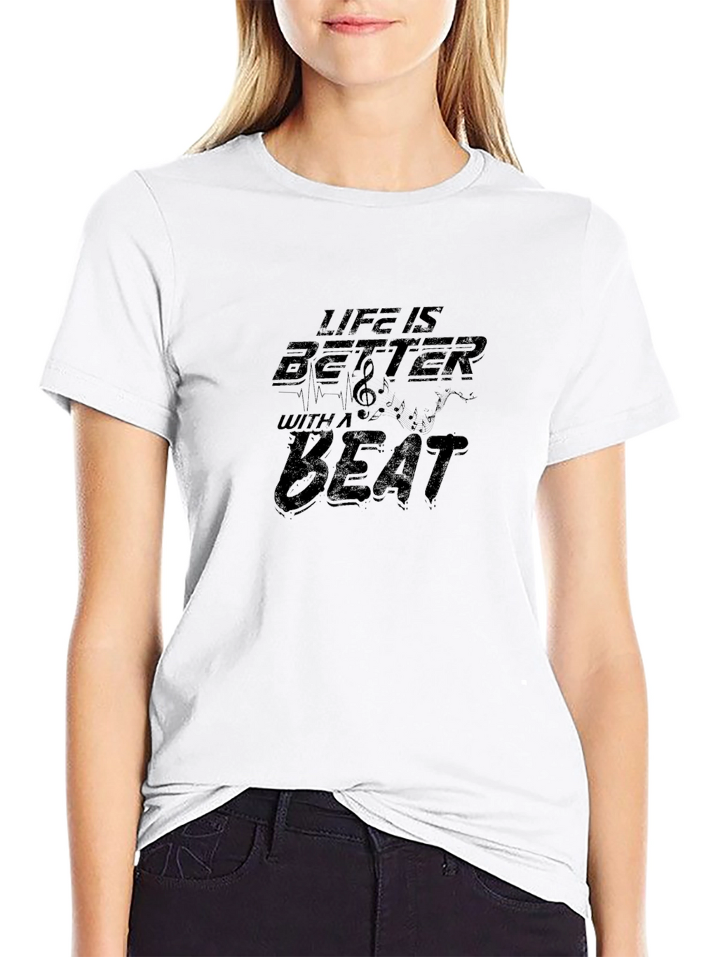 Life is Better with a Beat T-Shirt