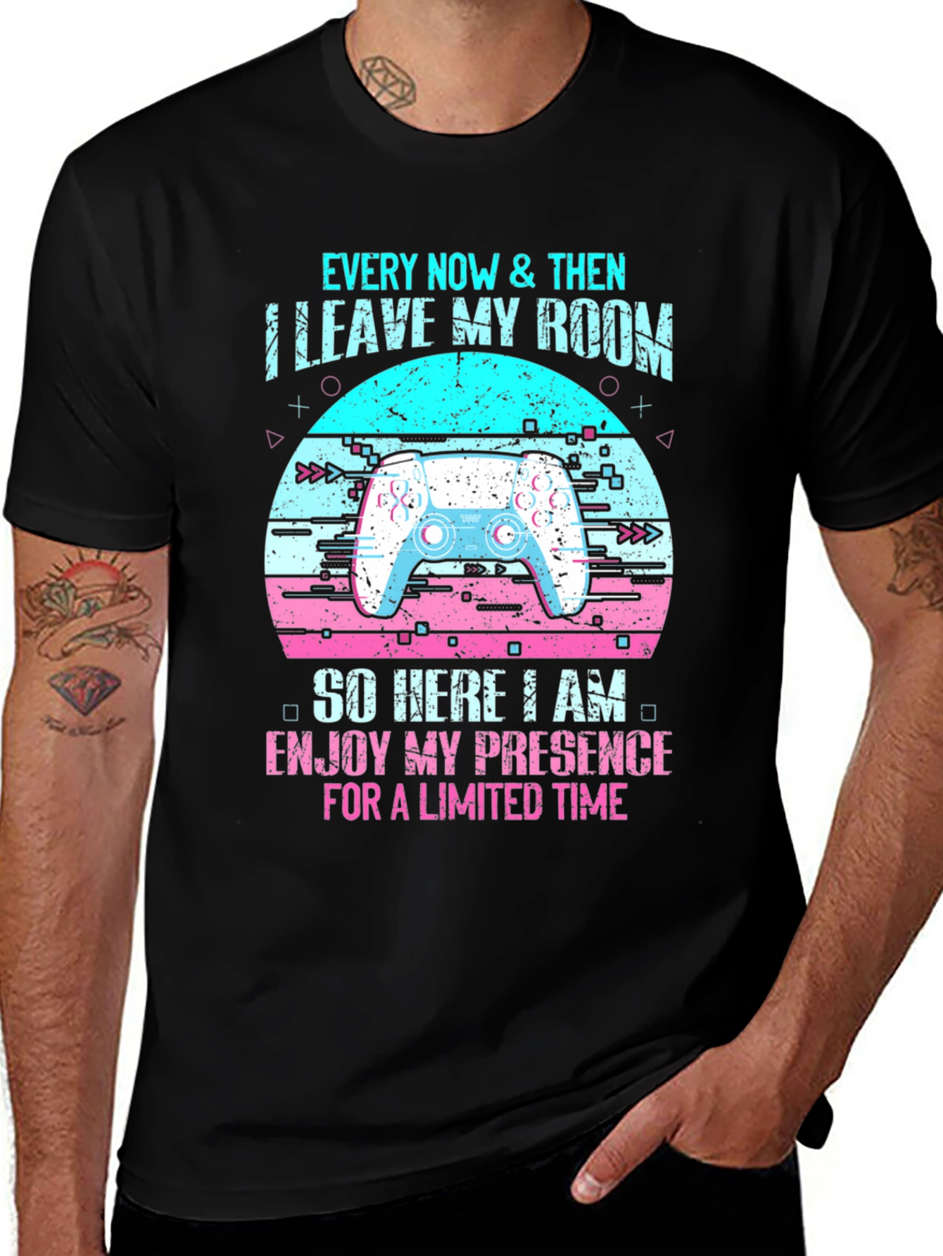 Gamer T-Shirt - Every Now & Then I Leave My Room - Novelty Tee
