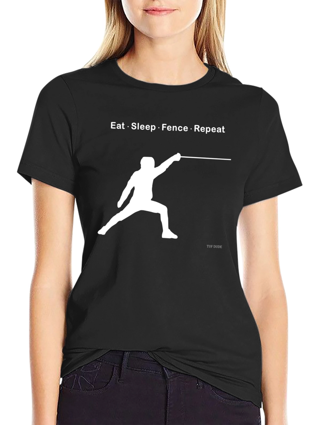 Eat Sleep Fence Repeat T-Shirt
