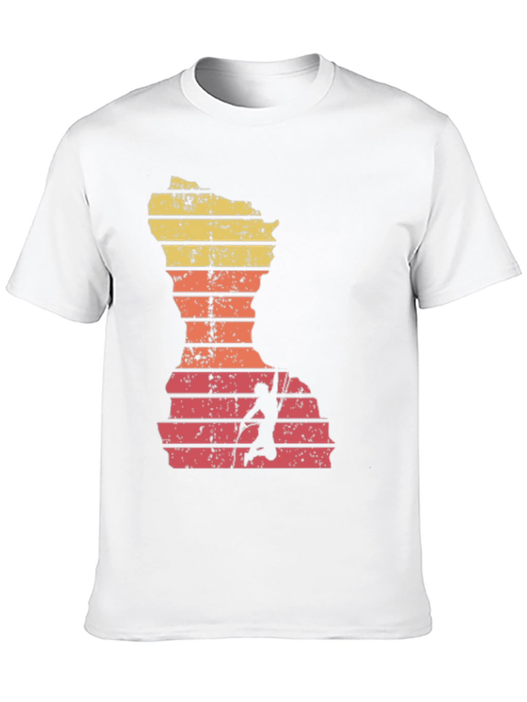 Retro Climber T-Shirt - Wisconsin Silhouette