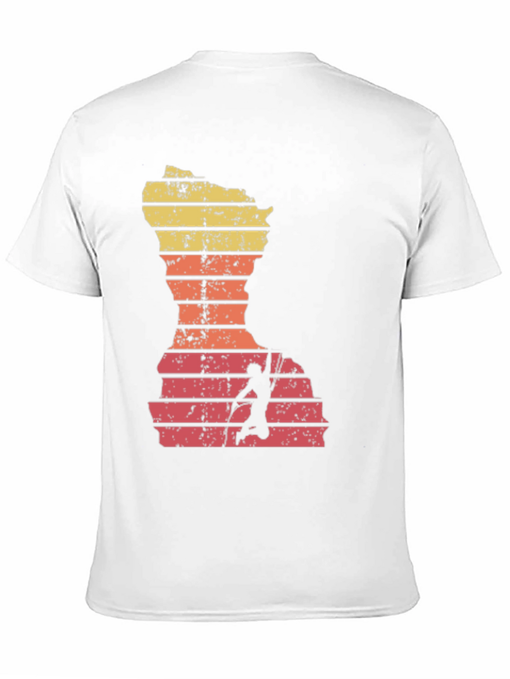 Retro Climber T-Shirt - Wisconsin Silhouette