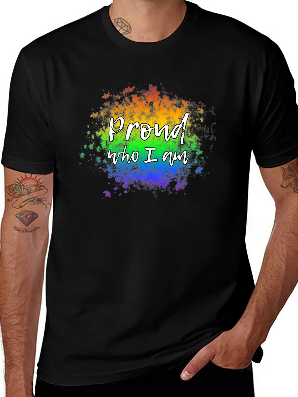 Proud Who I Am LGBTQ+ Pride T-Shirt