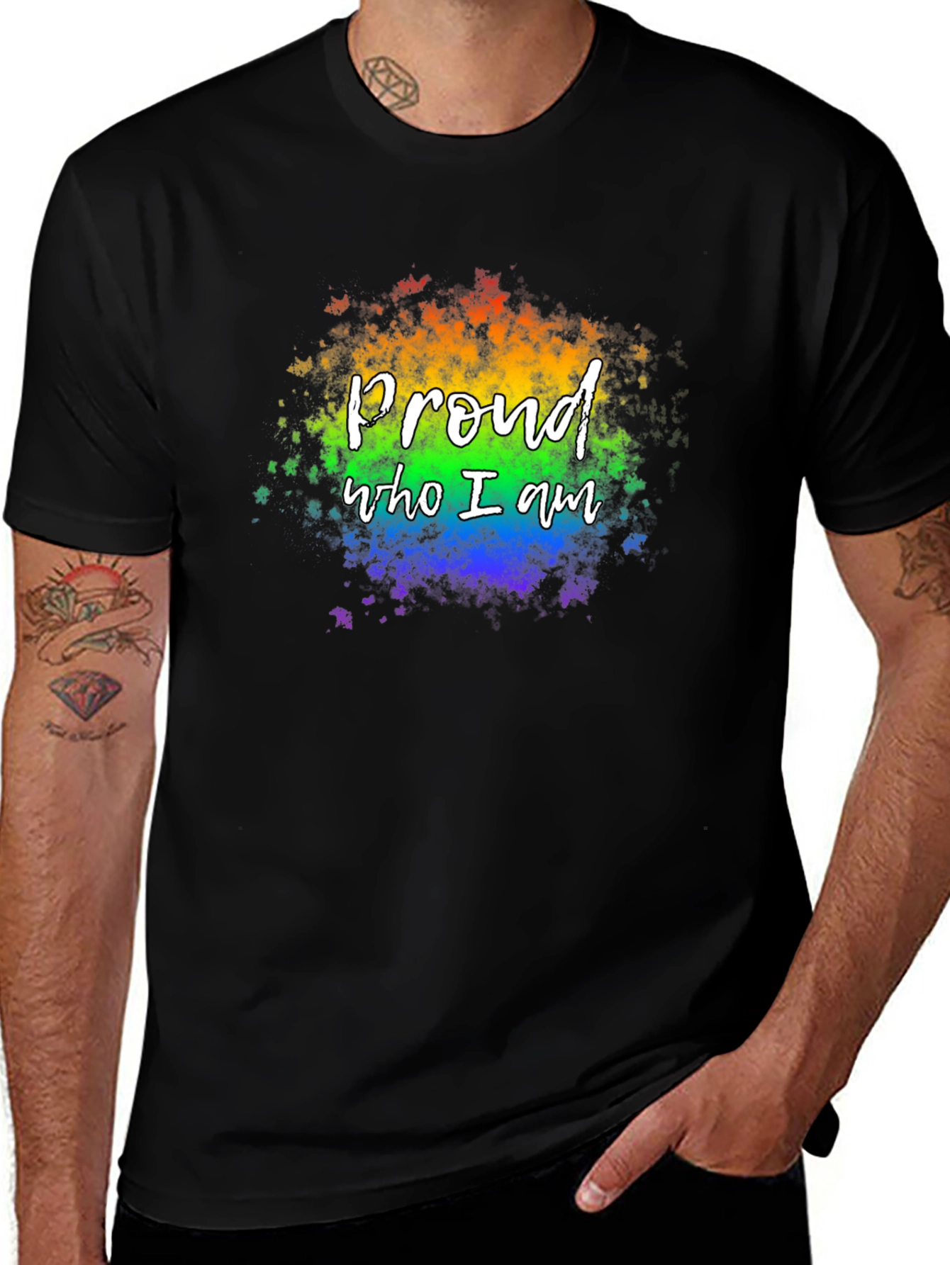 Proud Who I Am LGBTQ+ Pride T-Shirt