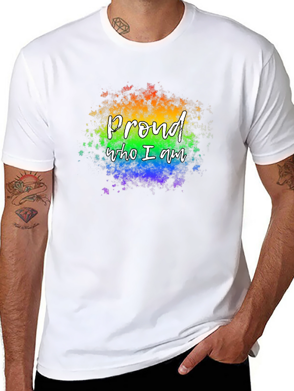 Proud Who I Am LGBTQ+ Pride T-Shirt