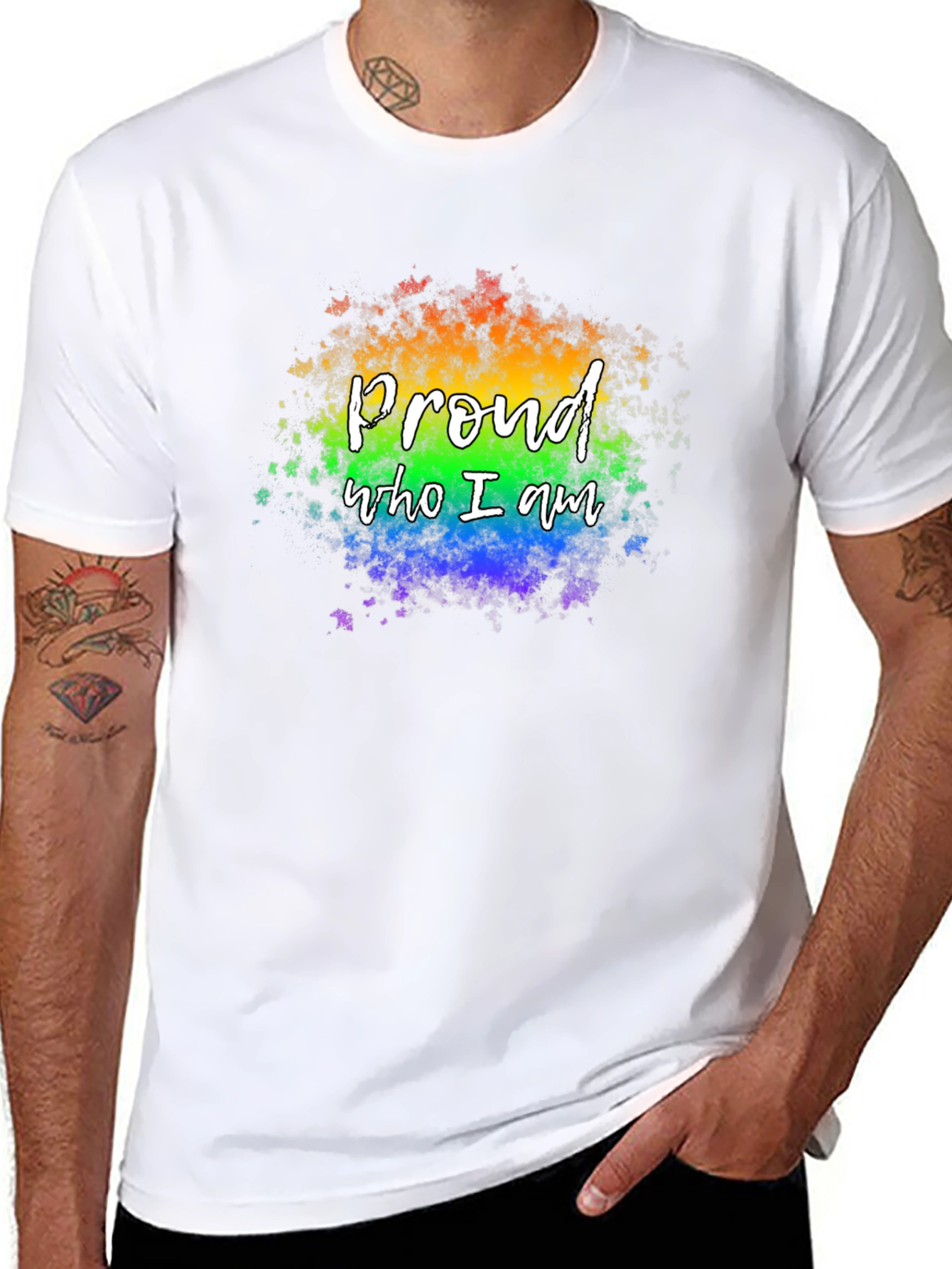 Proud Who I Am LGBTQ+ Pride T-Shirt