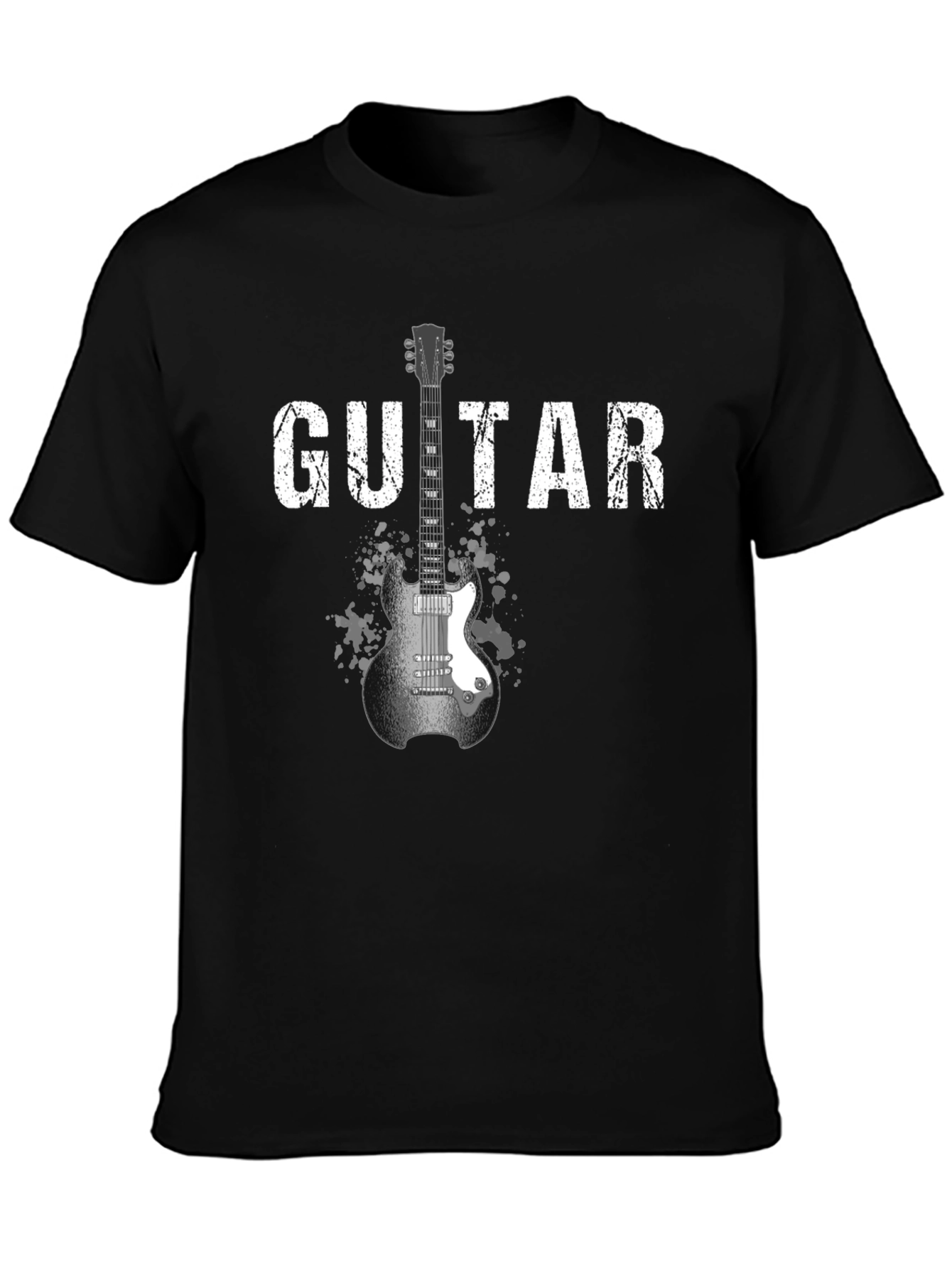 Guitar Graphic Tee - Rock Music T-Shirt