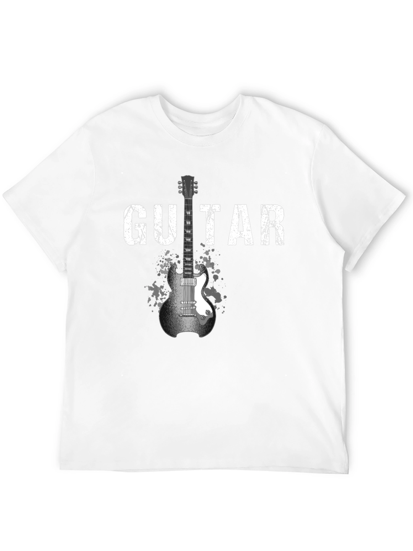 Guitar Graphic Tee - Rock Music T-Shirt