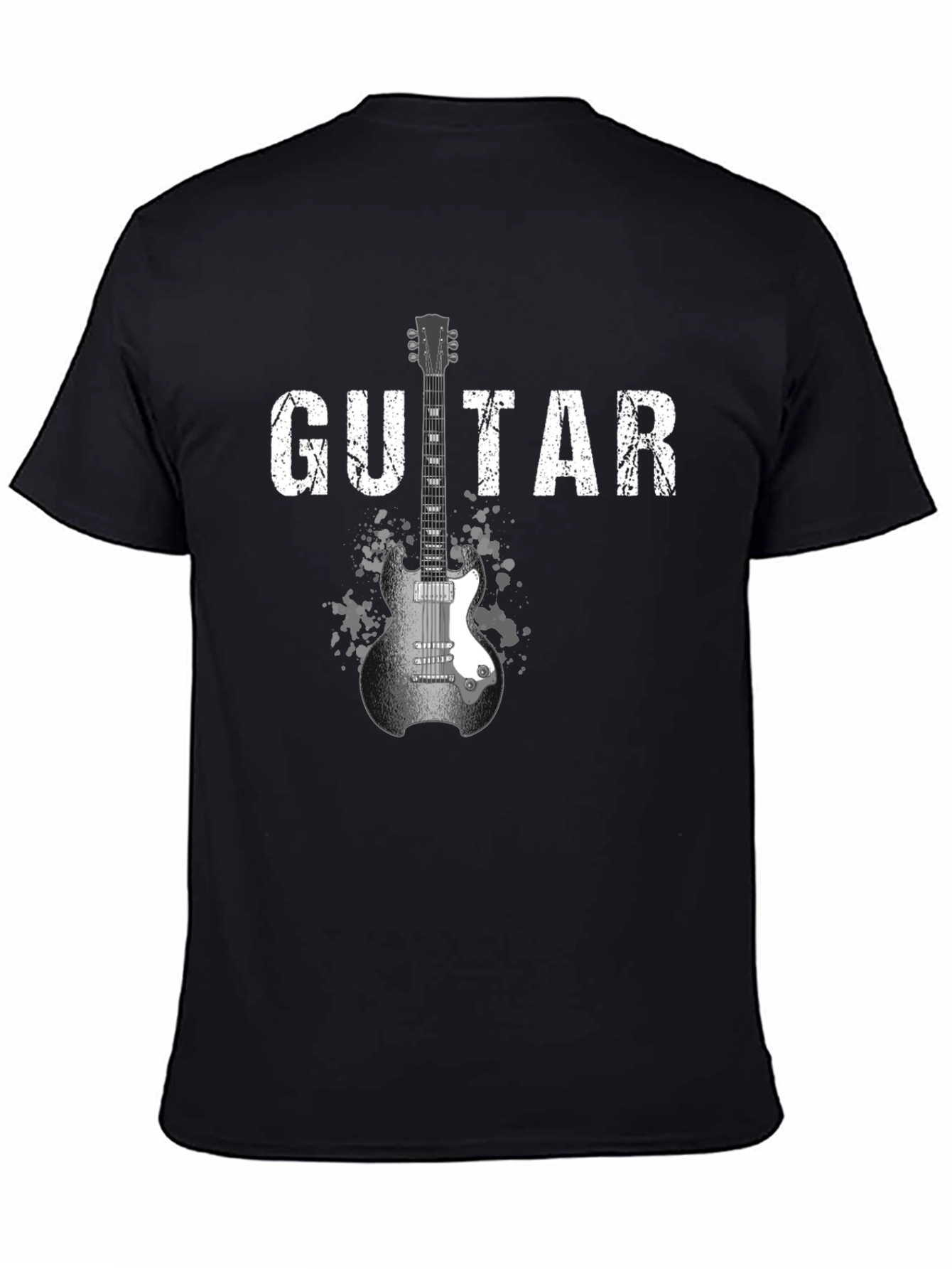 Guitar Graphic Tee - Rock Music T-Shirt