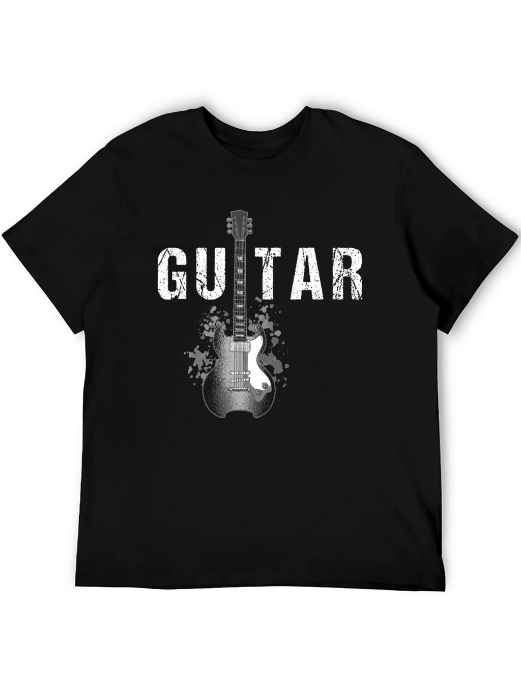 Guitar Graphic Tee - Rock Music T-Shirt