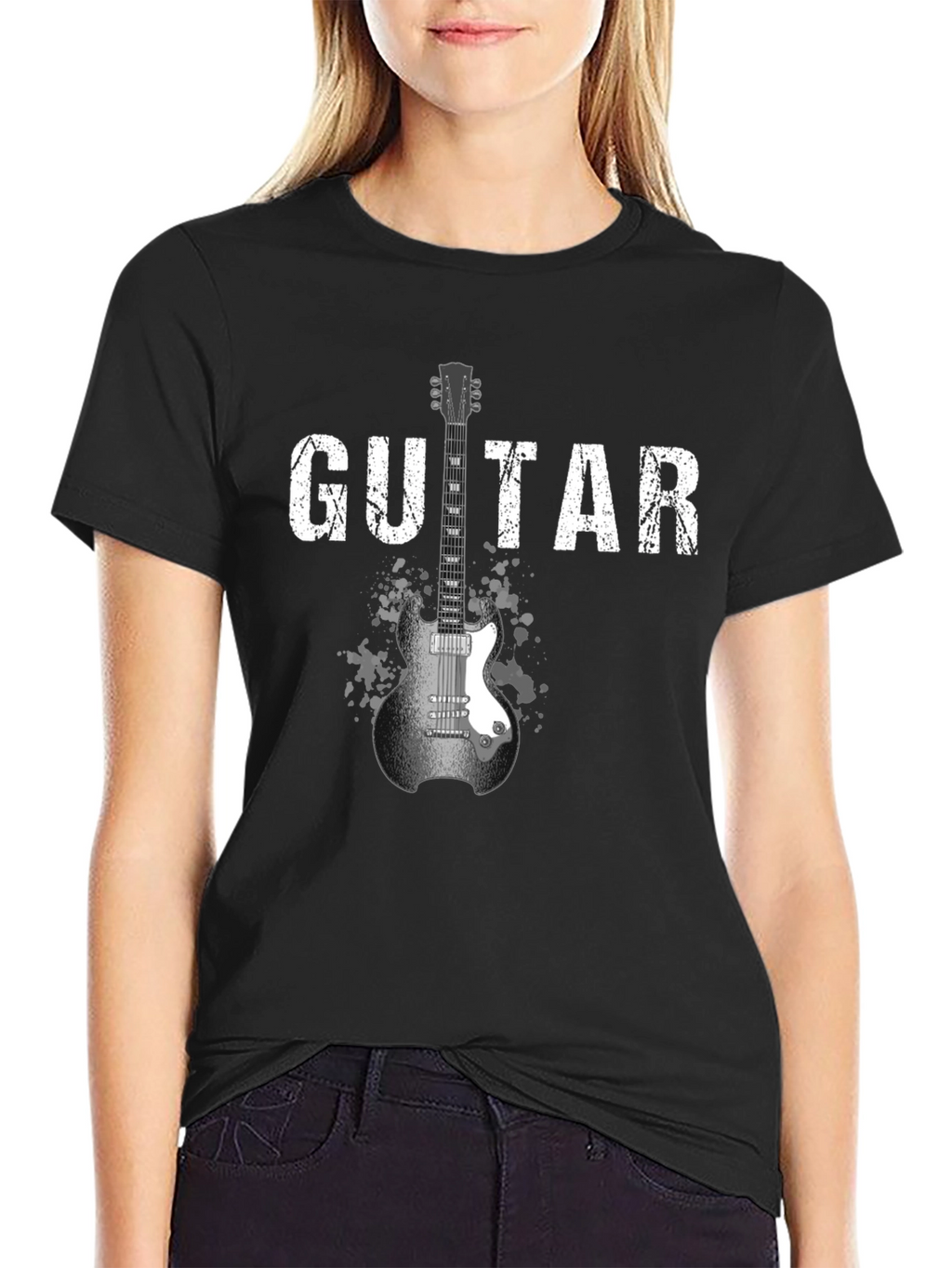 Guitar Graphic Tee - Rock Music T-Shirt