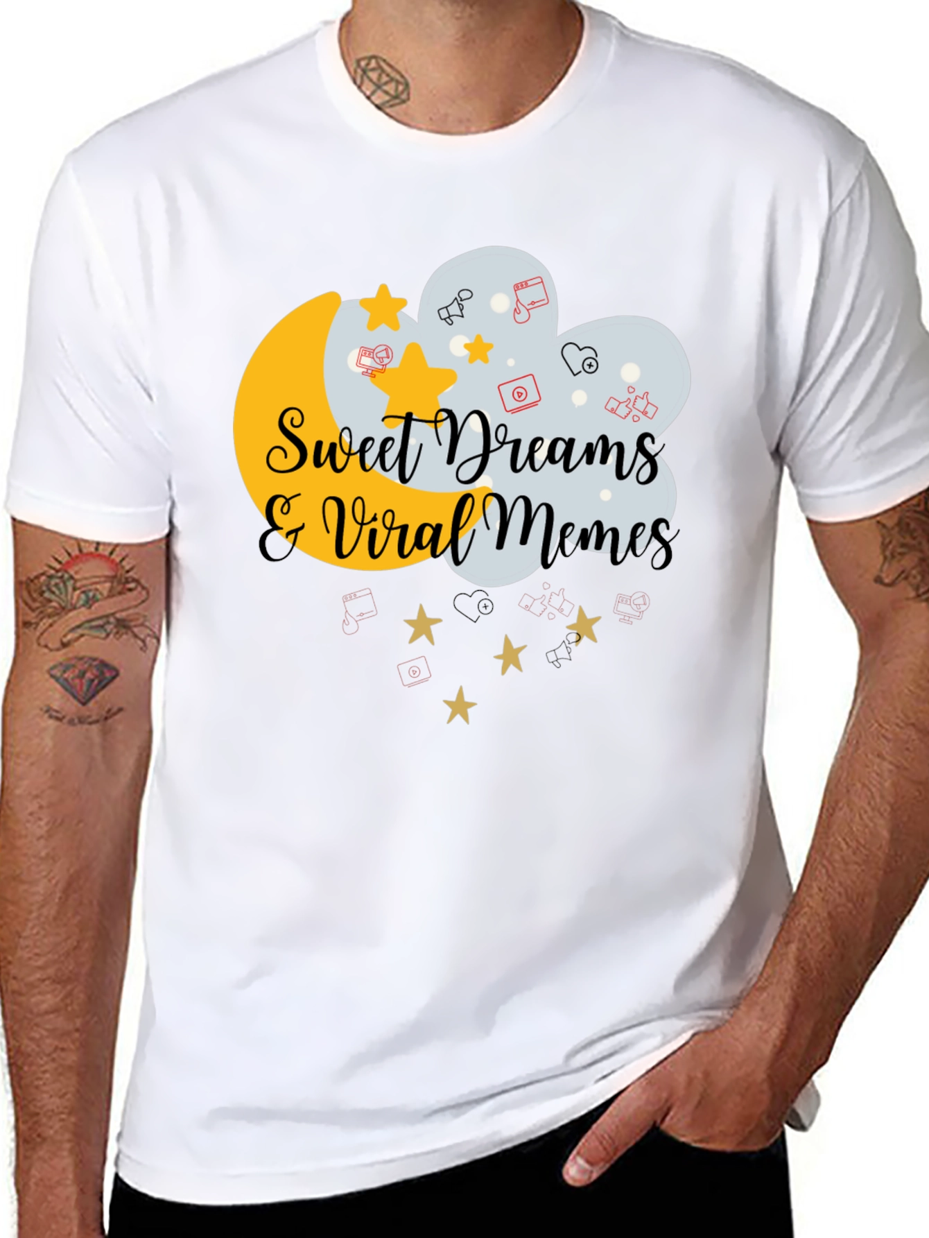 Sweet Dreams & Viral Memes Graphic Tee