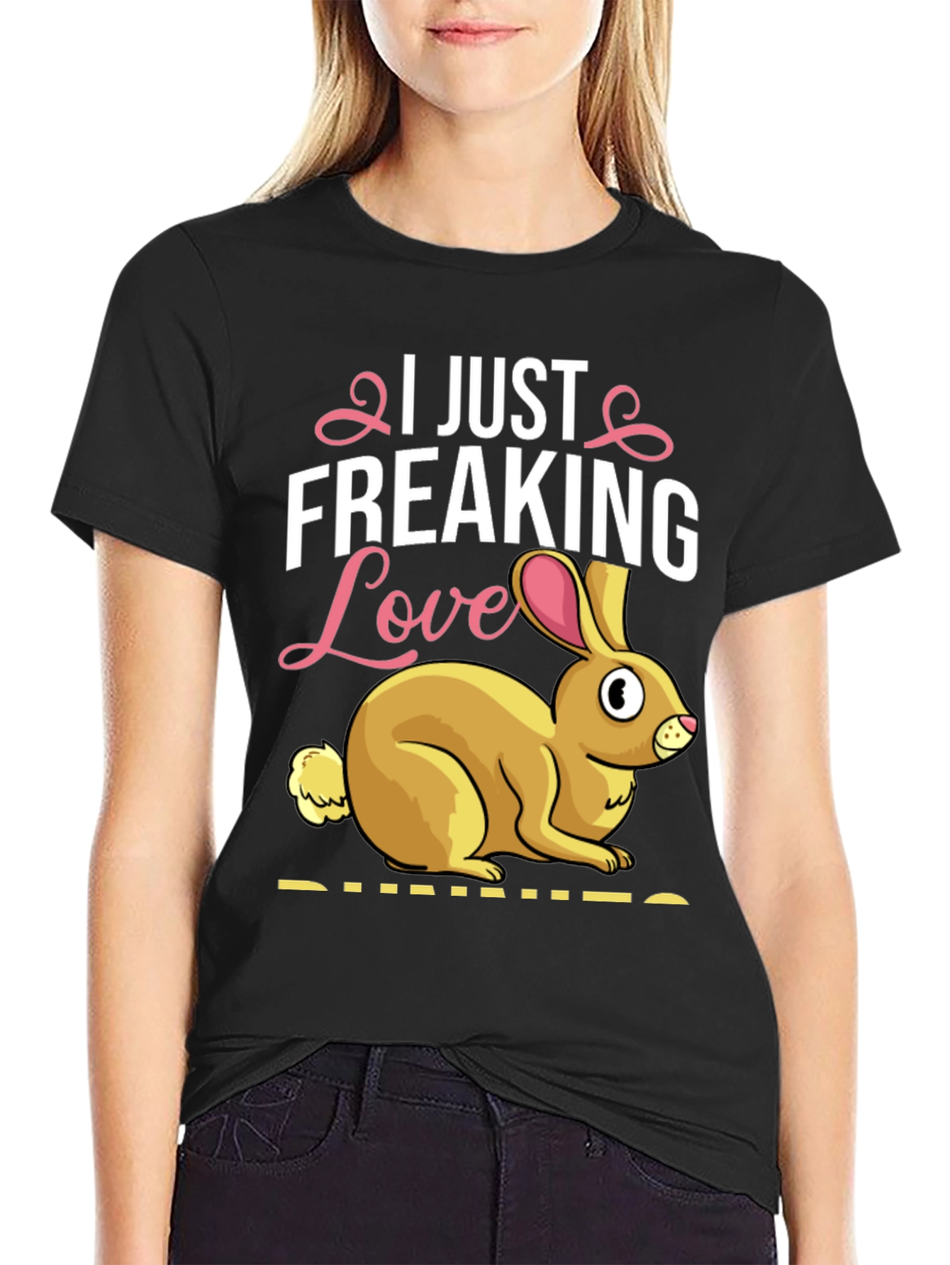 I Just Freaking Love Bunnies T-Shirt Easter Apparel