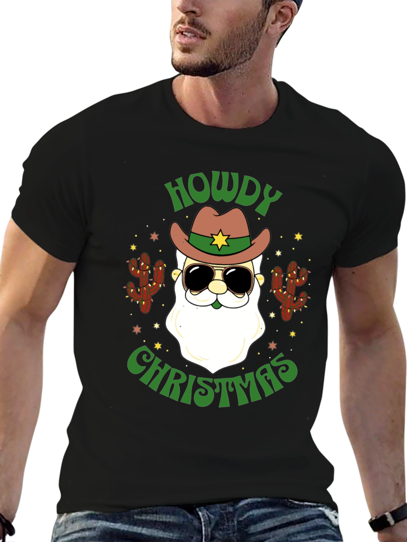 Howdy Christmas Santa T-Shirt
