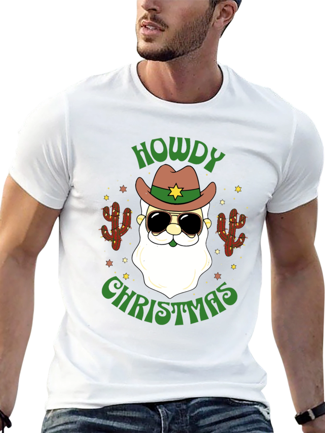 Howdy Christmas Santa T-Shirt