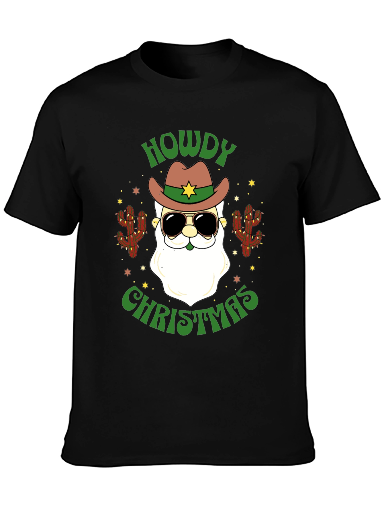 Howdy Christmas Santa T-Shirt