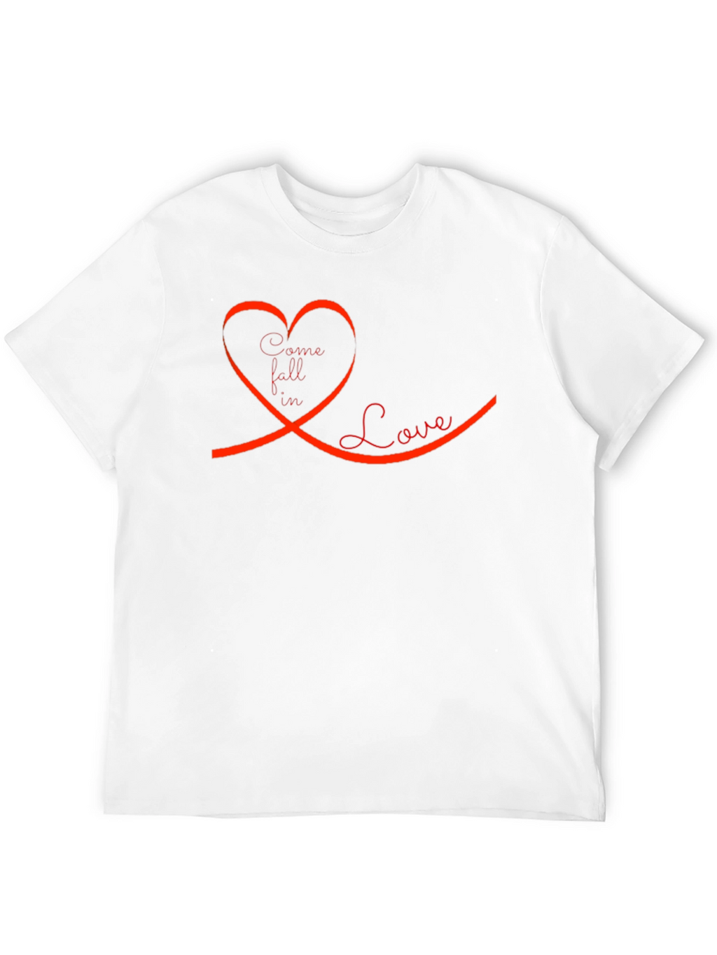 Come Fall In Love Graphic Tee - Black