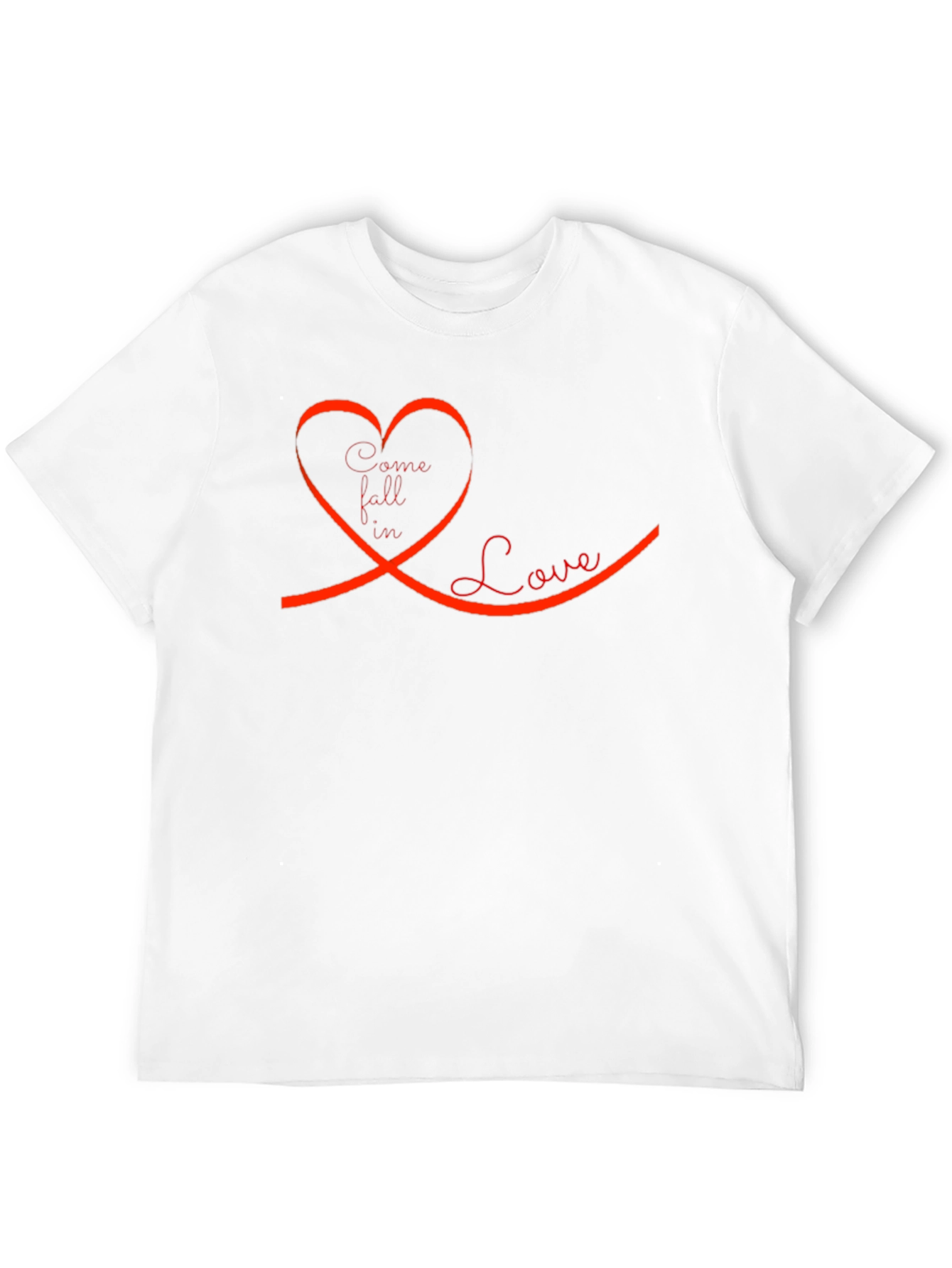 Come Fall In Love Graphic Tee - Black