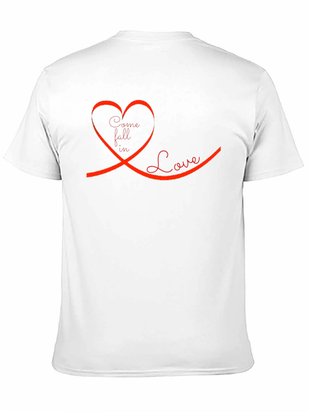 Come Fall In Love Graphic Tee - Black