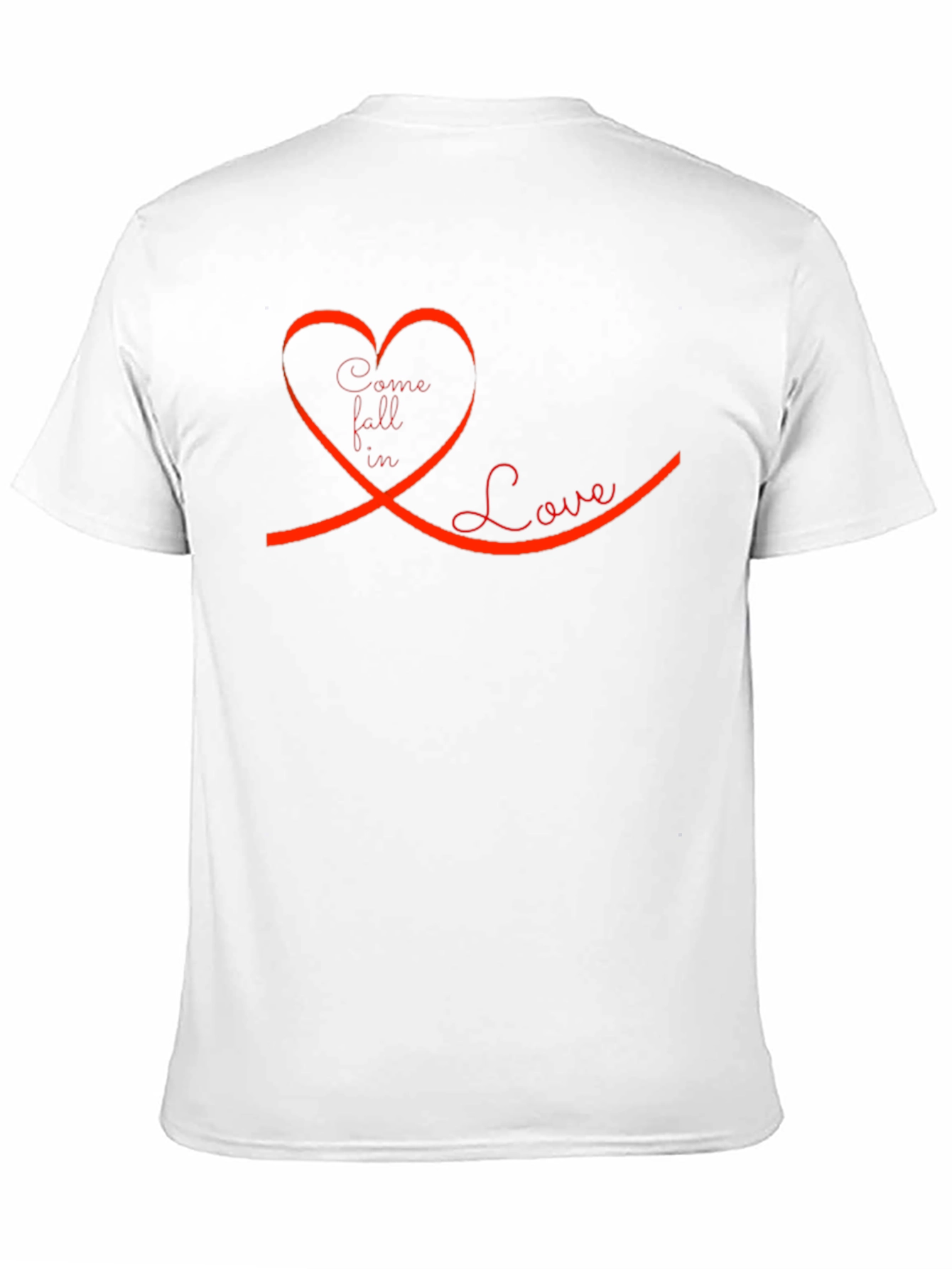 Come Fall In Love Graphic Tee - Black