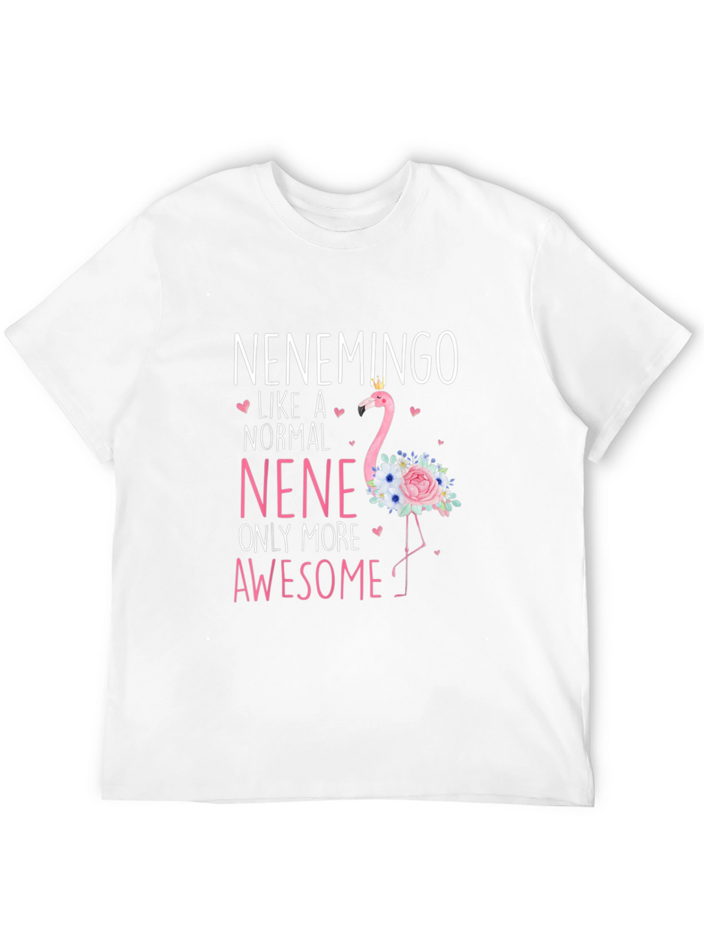Nenemingo Graphic T-Shirt - Flamingo Nene Tee