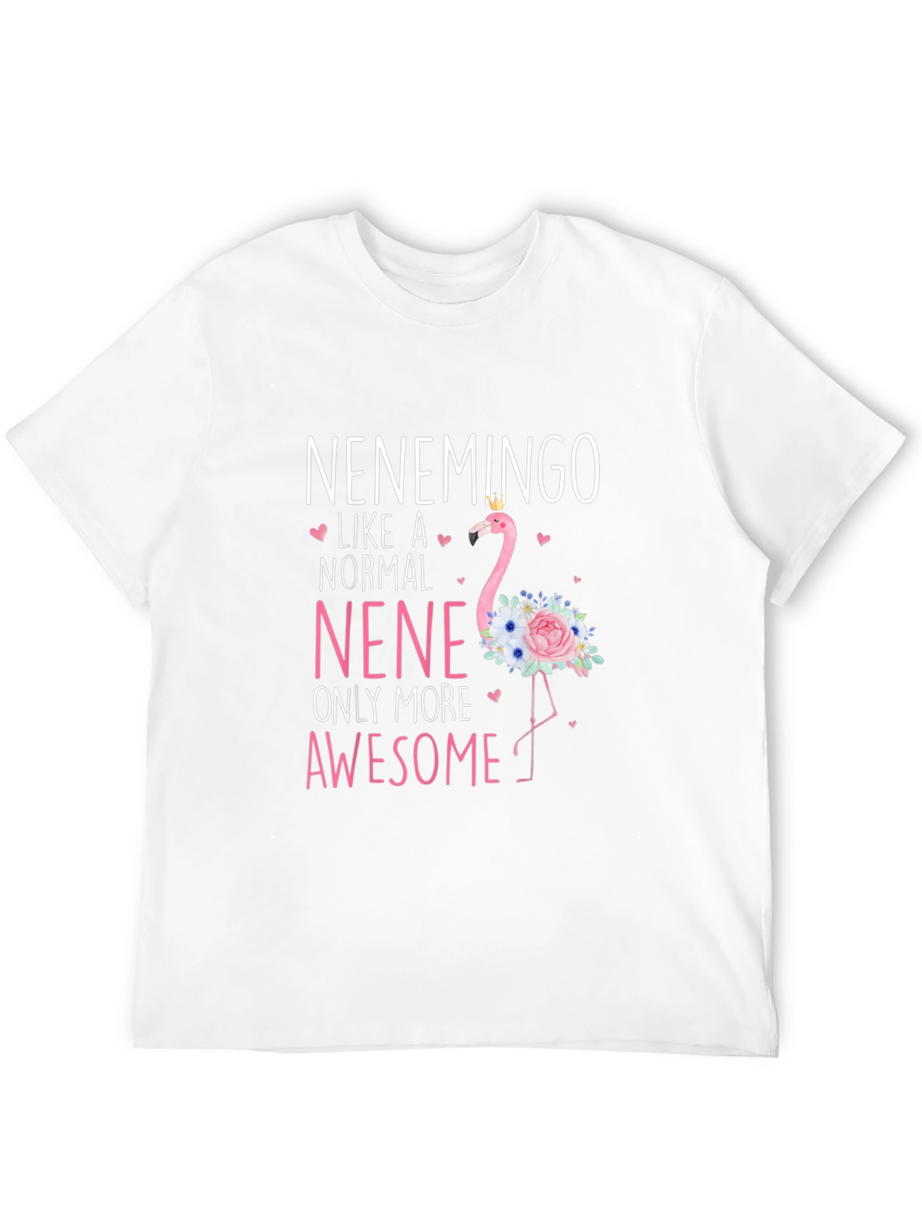 Nenemingo Graphic T-Shirt - Flamingo Nene Tee
