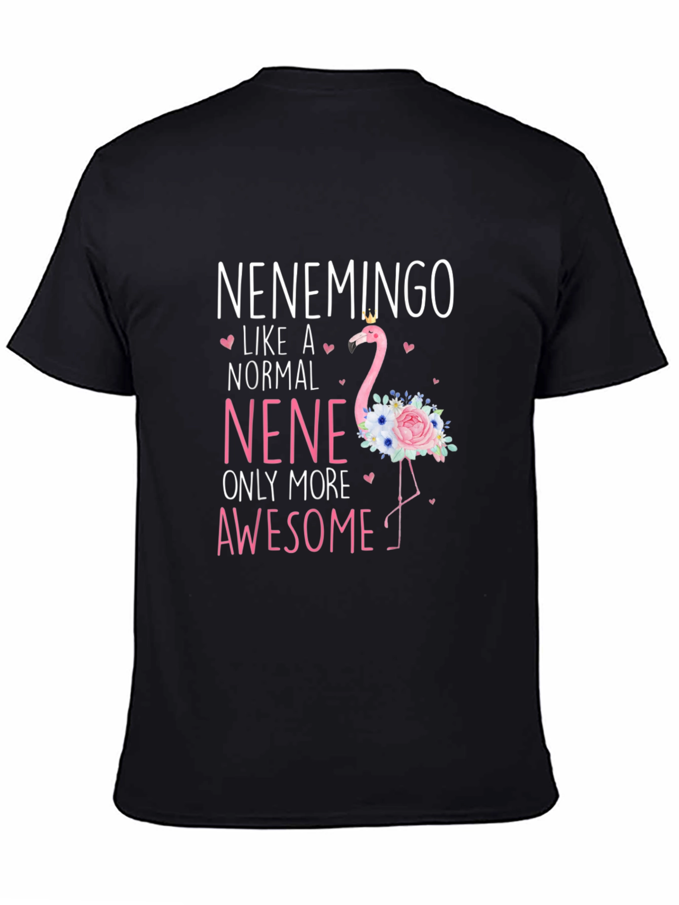 Nenemingo Graphic T-Shirt - Flamingo Nene Tee