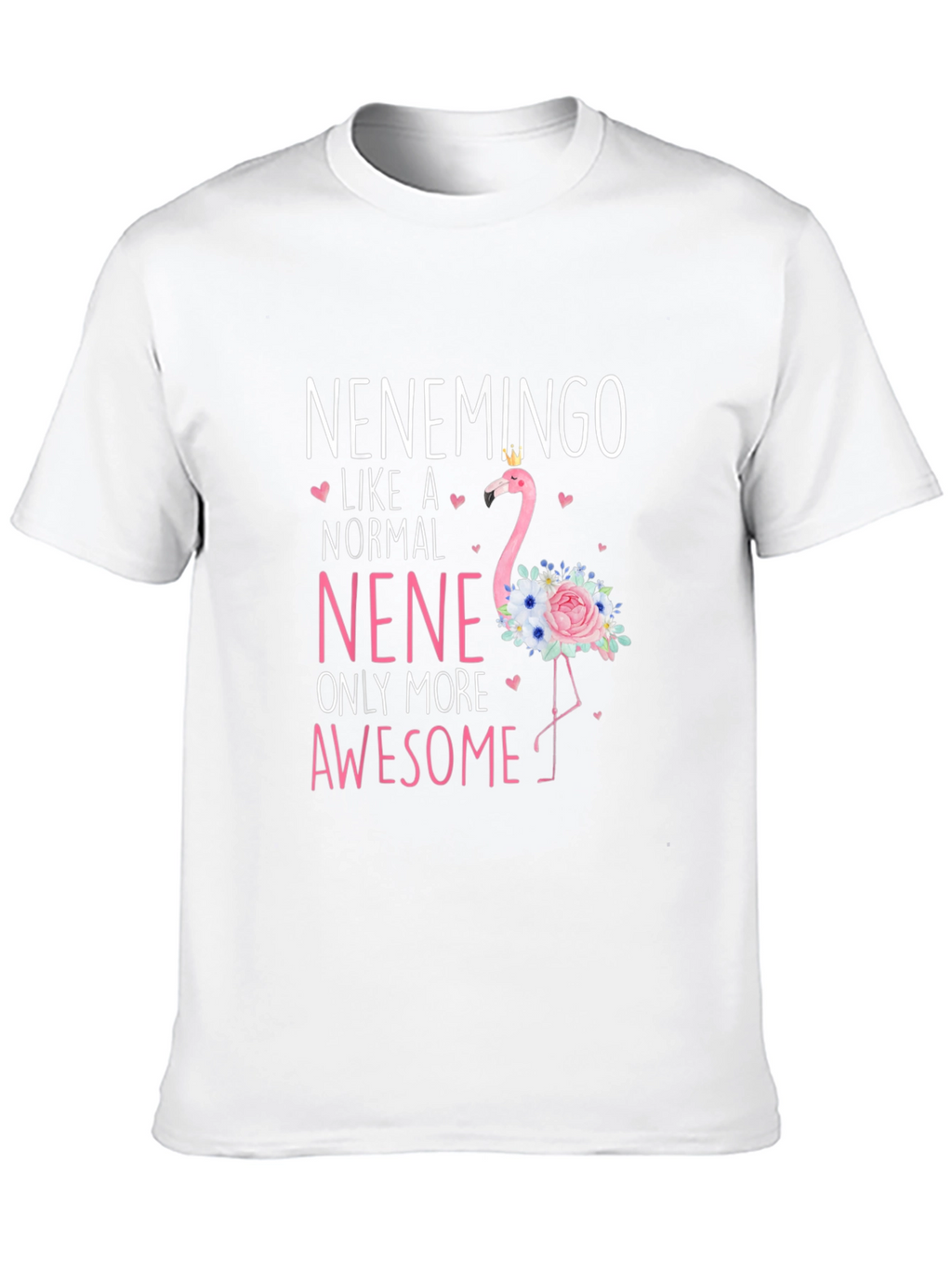 Nenemingo Graphic T-Shirt - Flamingo Nene Tee