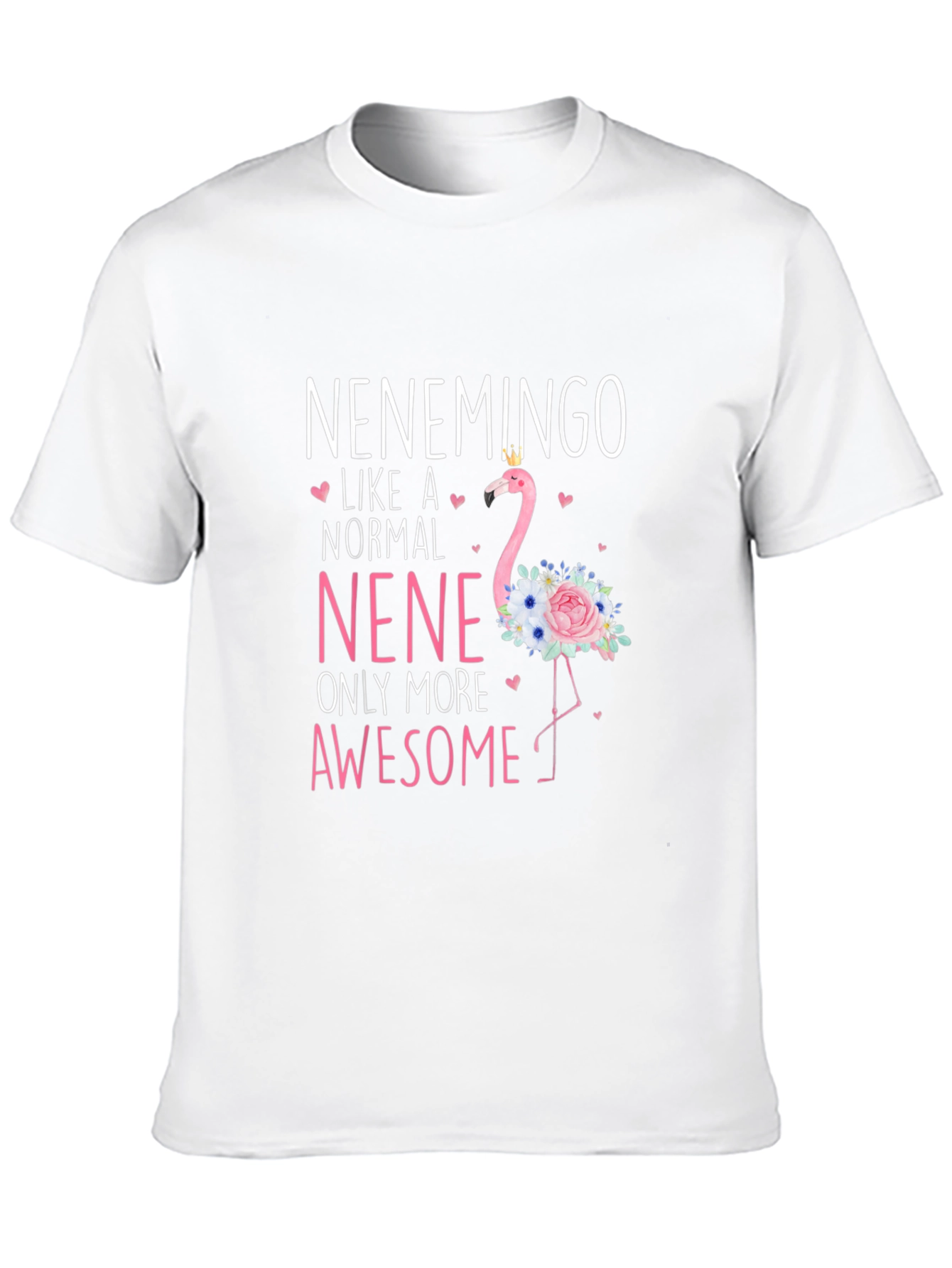 Nenemingo Graphic T-Shirt - Flamingo Nene Tee