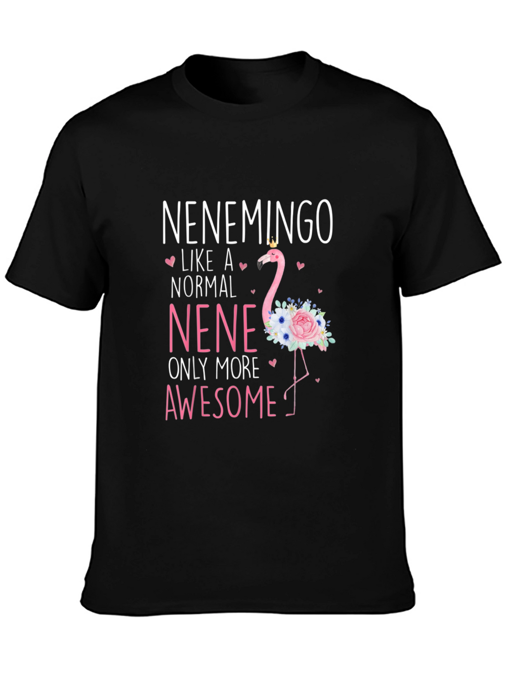 Nenemingo Graphic T-Shirt - Flamingo Nene Tee