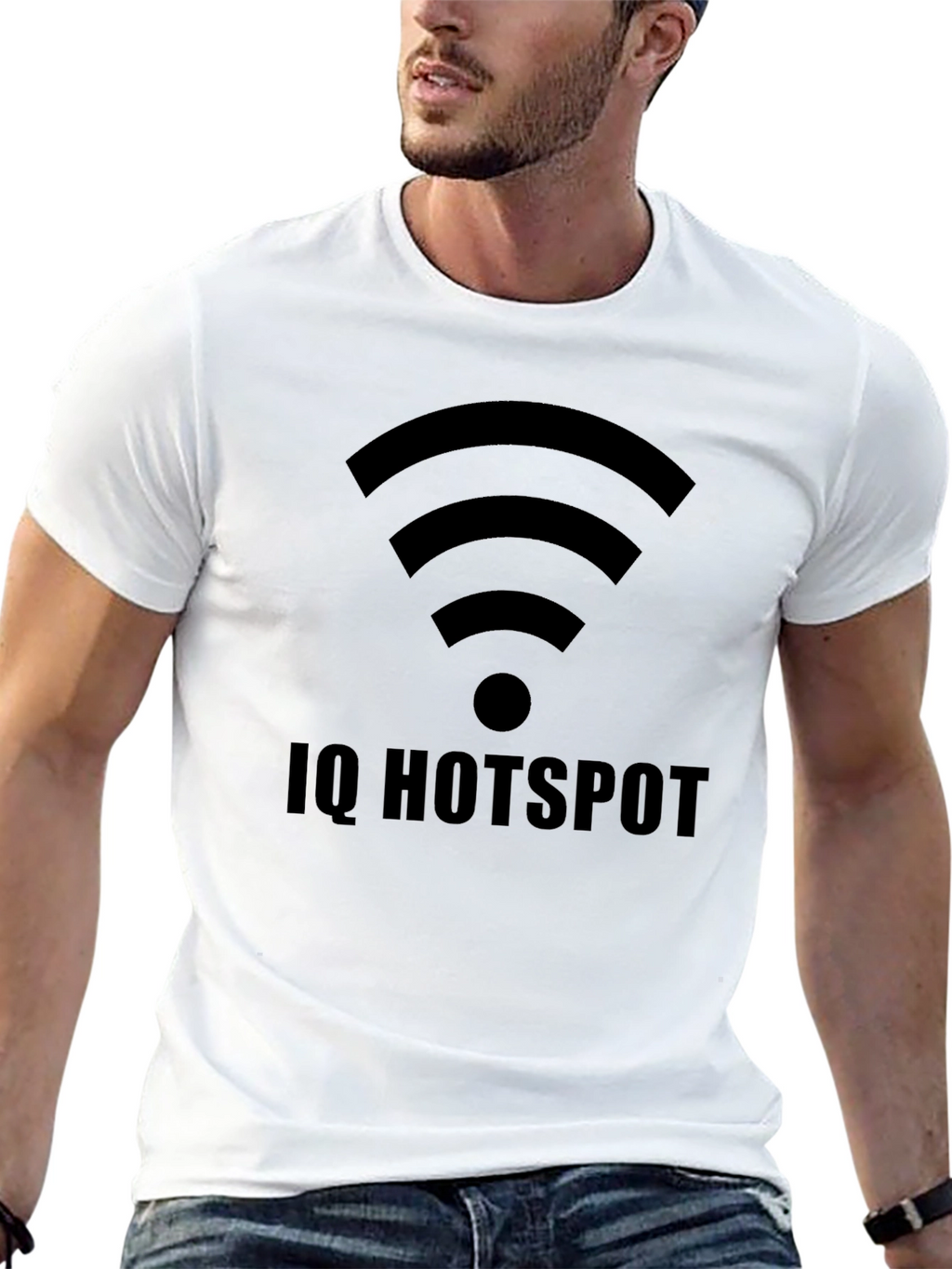 IQ Hotspot Black T-Shirt