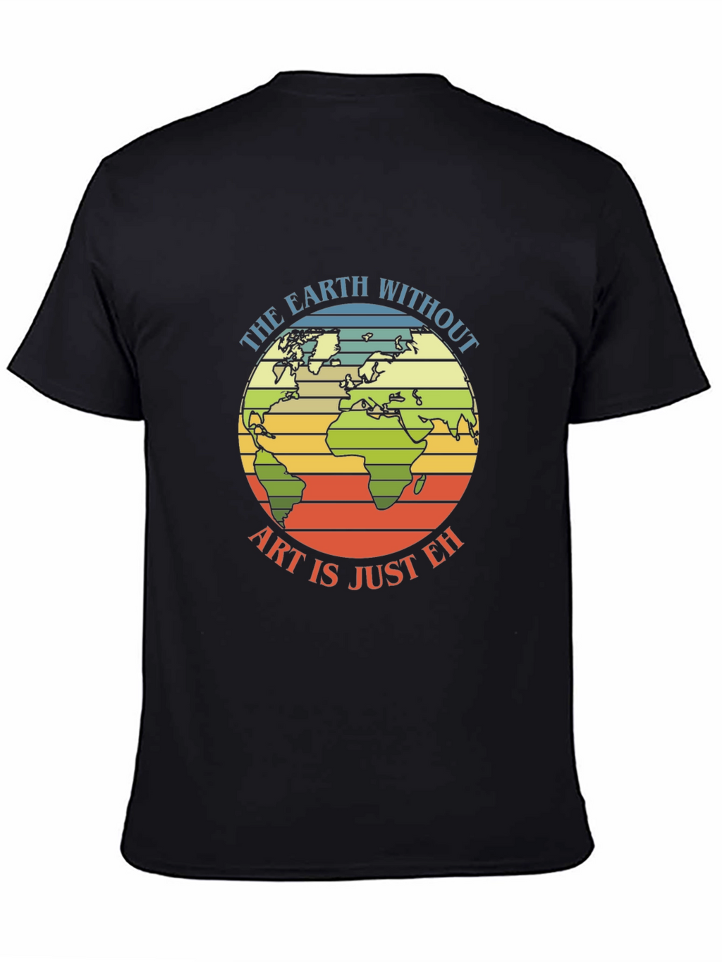 Earth Art T-Shirt - Artistic World Graphic Tee