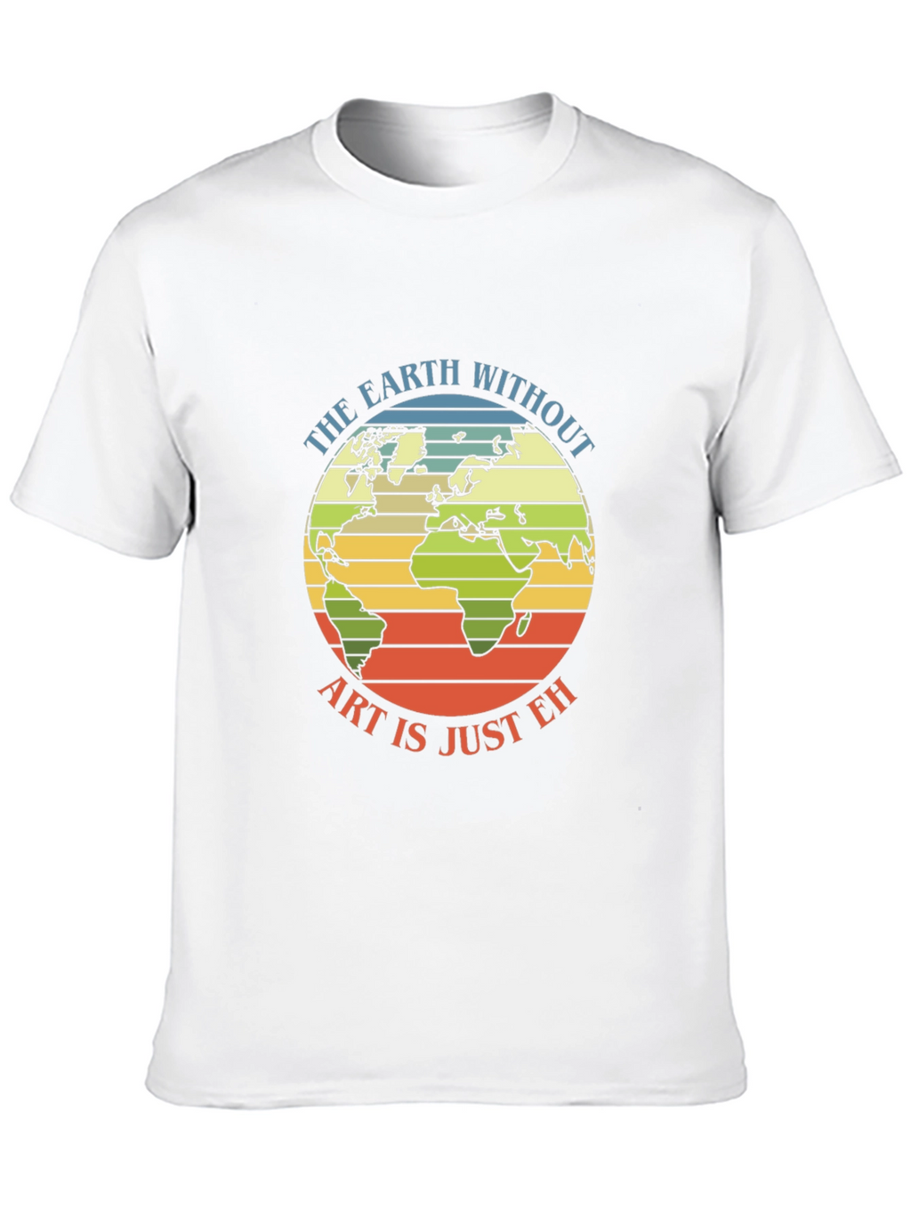 Earth Art T-Shirt - Artistic World Graphic Tee