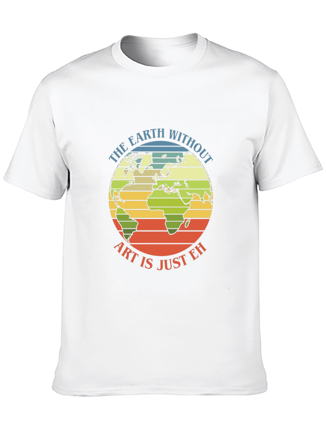 Earth Art T-Shirt - Artistic World Graphic Tee