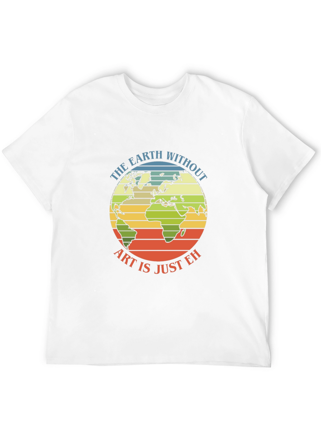 Earth Art T-Shirt - Artistic World Graphic Tee