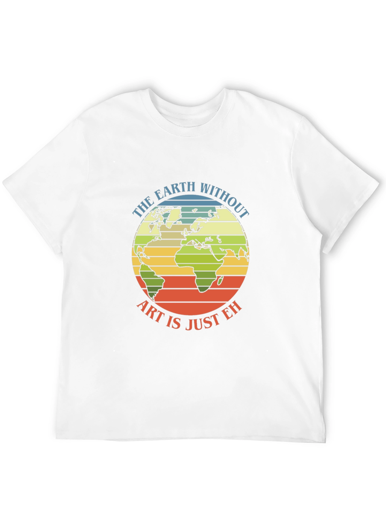 Earth Art T-Shirt - Artistic World Graphic Tee