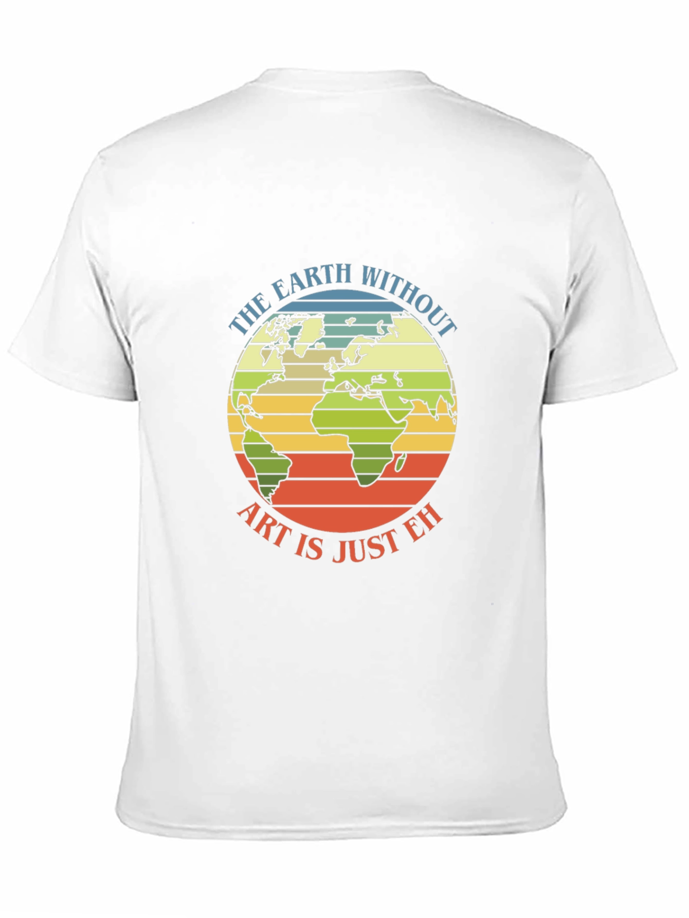 Earth Art T-Shirt - Artistic World Graphic Tee