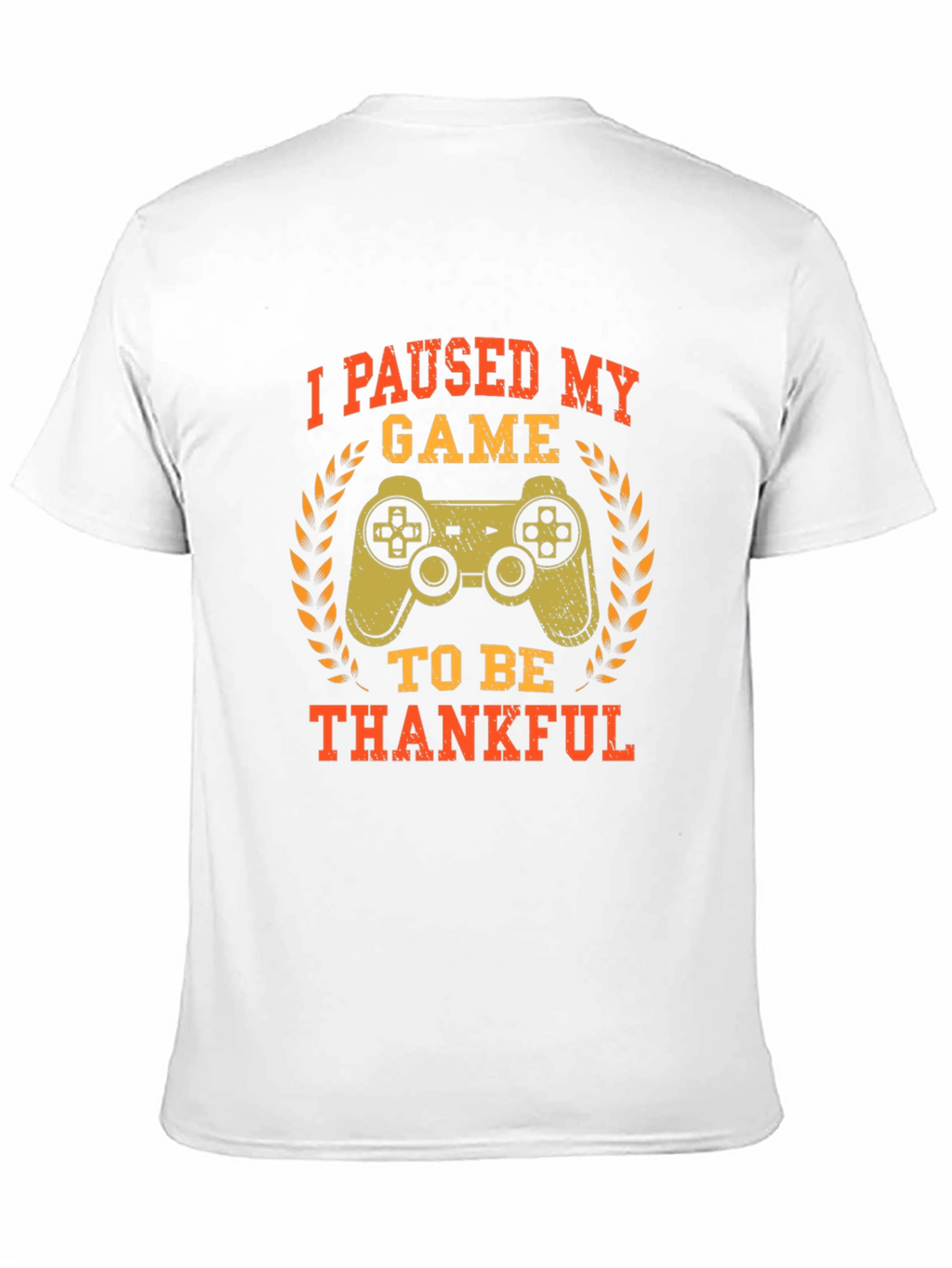 Gamer Thanksgiving T-Shirt - Paused My Game